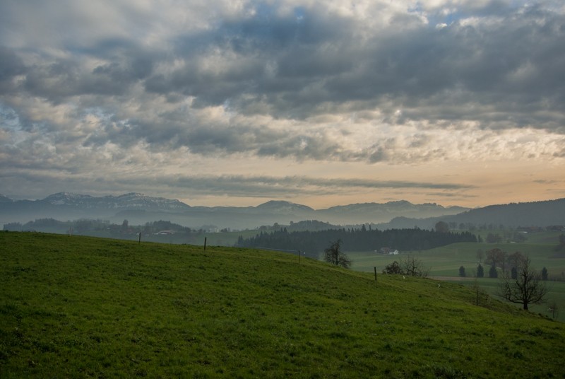 Le soir s'annonce. Photo: Vera In-Albon