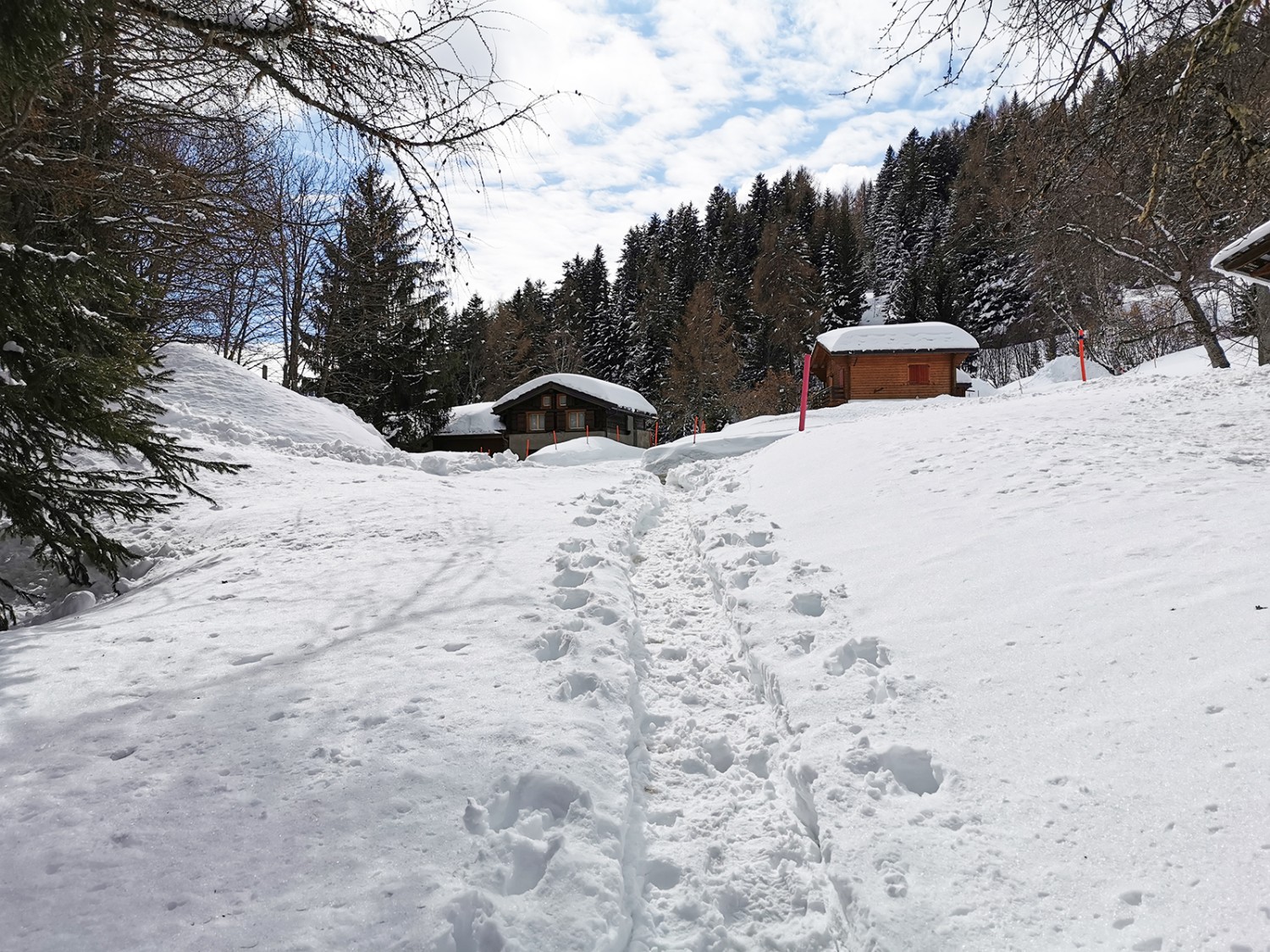 En montant vers Patiers.Photos: Andreas Staeger