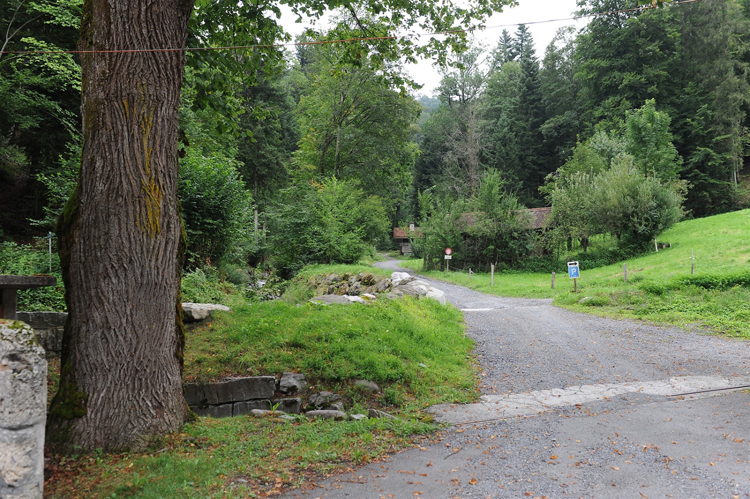 Auf bequemen Wegen entlang der Lorze durch das Lorzentobel.
Bild: Martin Weiss