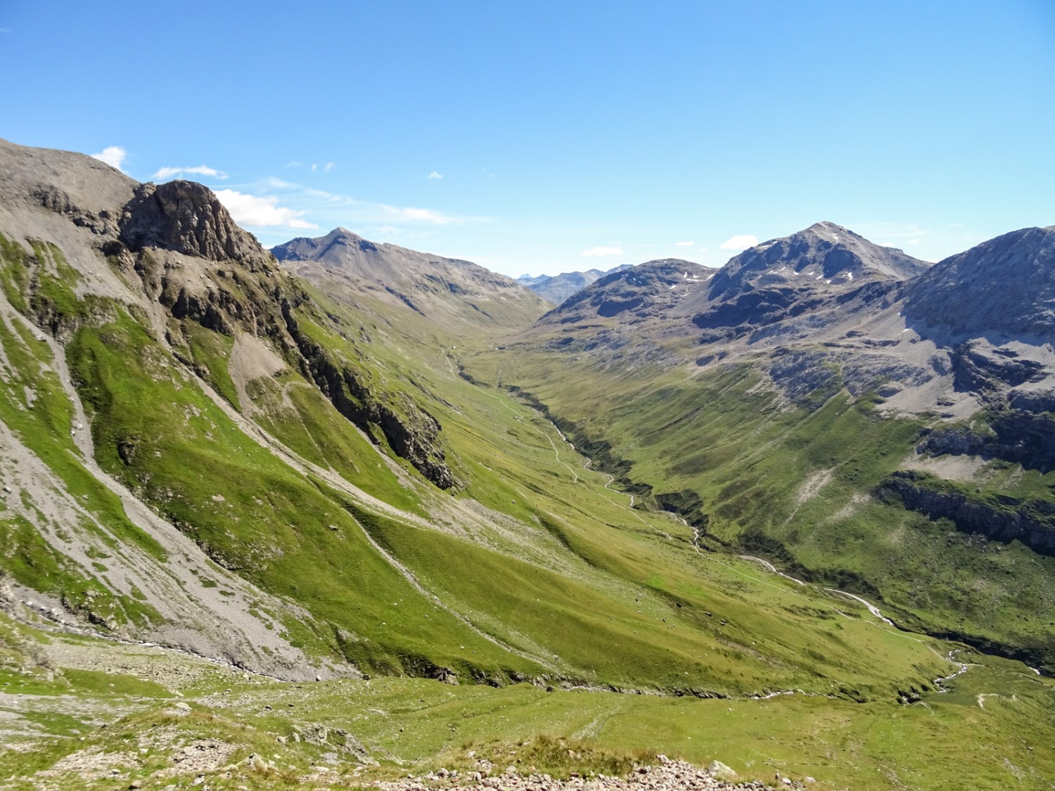 Blick ins Val da Fain. Bild: Sabine Joss