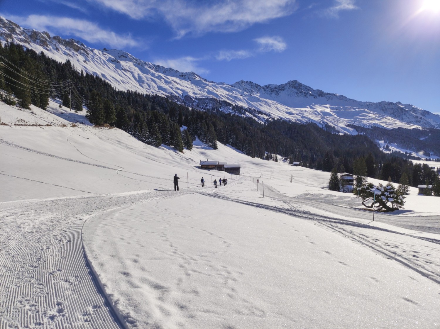 Loin des pistes de ski à Lenzerheide