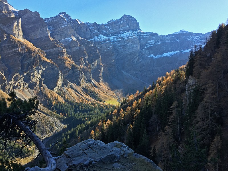 Die Aussicht aufs Vallon de Nant, in das die Wanderung führt. Bilder: Rémy Kappeler