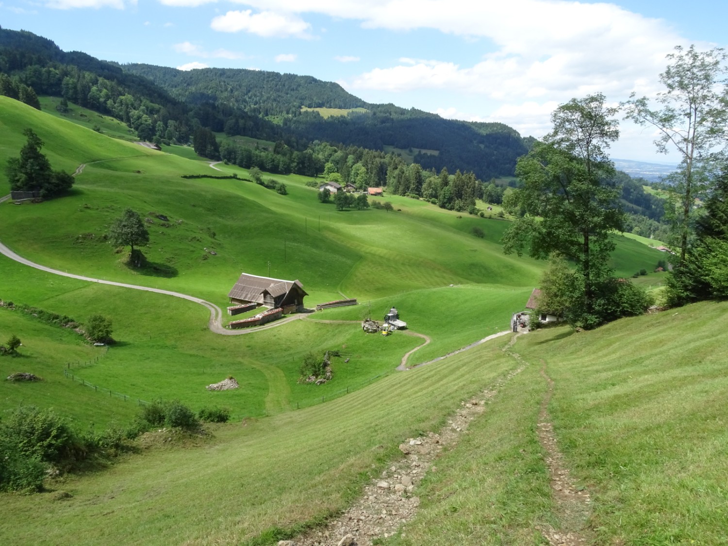 Im steilen Schlussaufstieg zum Renggpass. Bild: Daniela Rommel