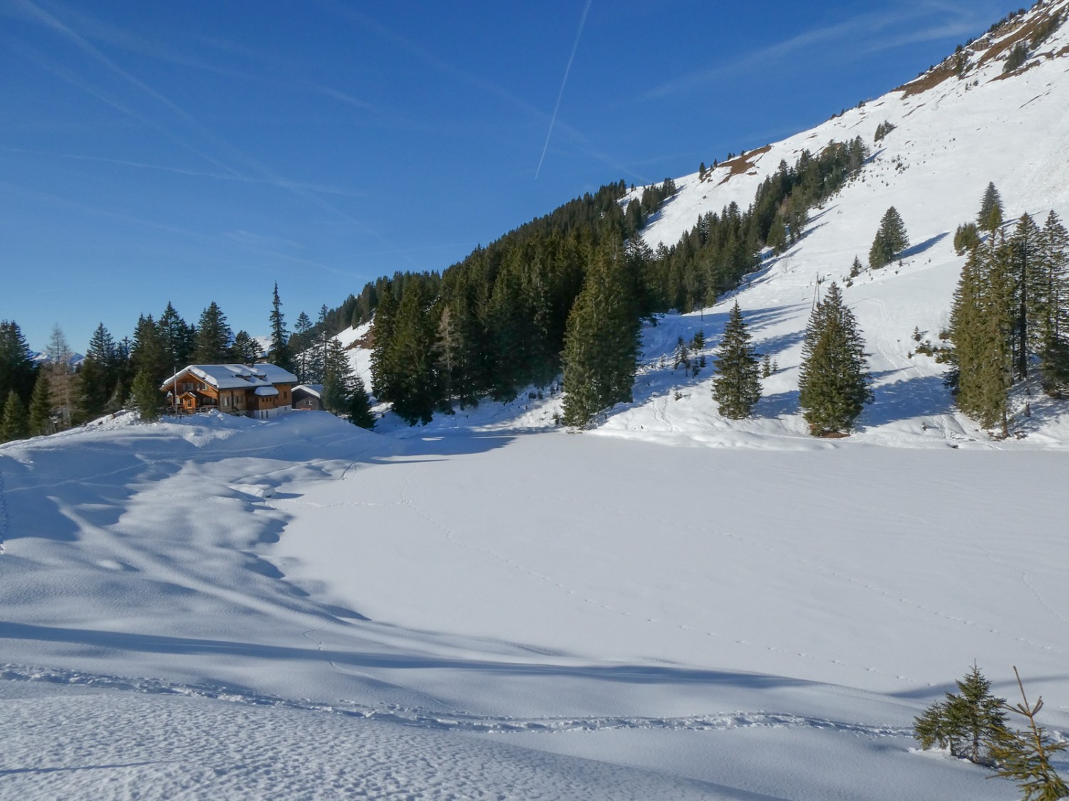 Le restaurant du lac Retaud. Photo: Rémy Kappeler