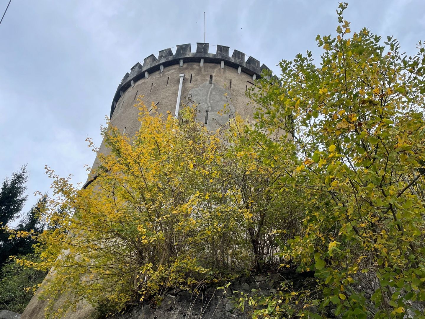 La tour de Guscha faisait partie d’un ancien système de défense.